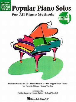 Hal Leonard Pianomethode, Popular Piano Solos Level 4 / Deel 4 (Boek)