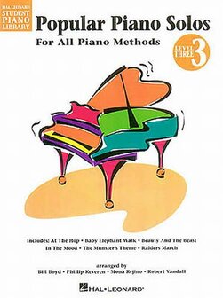 Hal Leonard Pianomethode, Popular Piano Solos Level 3 / Deel 3 (Boek)