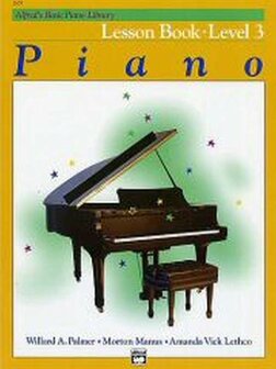 Alfred's Basic Piano Library - Lesboek Niveau 3 - Boek