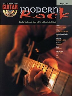 Guitar Play-Along Volume 5 - Modern Rock - Book and CD