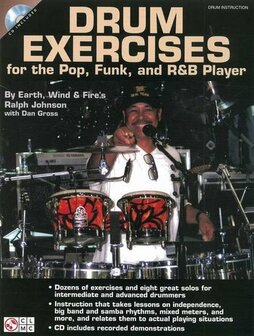Ralph Johnson - Earth - Wind And Fire - Drum Exercises For The Pop - Funk - Player - Book and CD