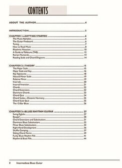 Intermediate Electric Blues Guitar (Book/CD)