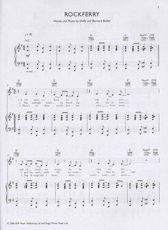 Duffy - Rockferry - Piano-Vocal-Guitar - Book