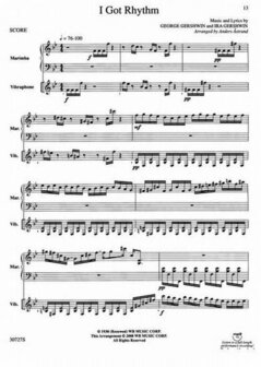 The Gershwin Mallet Collection - Marimba / Vibrafoon (Partituur + Partijen)