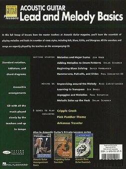 Acoustic Guitar Private Lessons: Lead and Melody Basics (Book/CD)