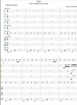 Imp, voor melodische slagwerkgroep (Partituur + Partijen)