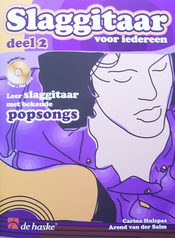 Slaggitaar Voor Iedereen 2, Leer slaggitaar met bekende popsongs (Boek/CD)