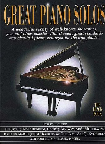 Great Piano Solos - The Black Book (Boek)