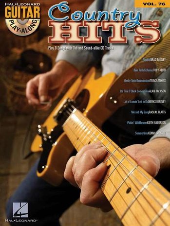 Guitar Play-Along Volume 76 - Country Hits (Book/CD)