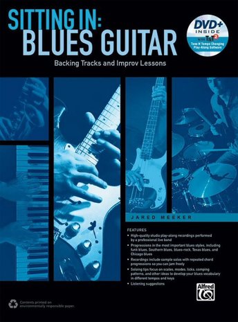 Sitting In Blues Guitar (Book/DVD)
