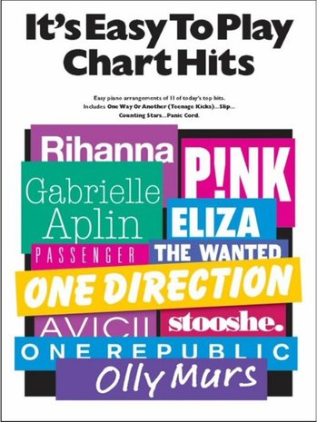 It's Easy To Play Today's Chart Hits (Boek)