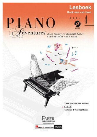 Piano Adventures: Lesboek 4 (Boek/CD)