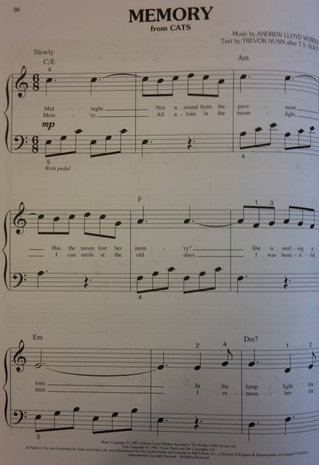 The Best Of Andrew Lloyd Webber - Easy Big Note Piano (Boek)