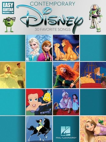 Contemporary Disney - Easy Guitar (Book)