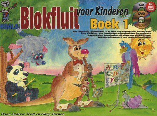 Blokfluit Voor Kinderen: Boek 1 (Boek/CD/DVD)