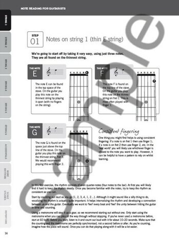 Justinguitar.com Note Reading For Guitarists (Book, 17x25cm)