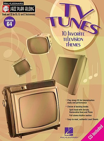 Jazz Play Along: Volume 64 - TV Tunes (Book/CD)