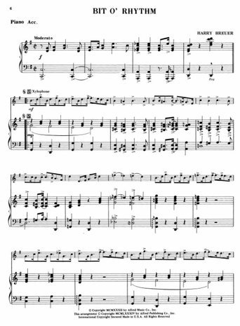 Harry Breuer's Mallet Solo Collection, voor xylofoon / marimba / vibrafoon of klokkenspel (Book)