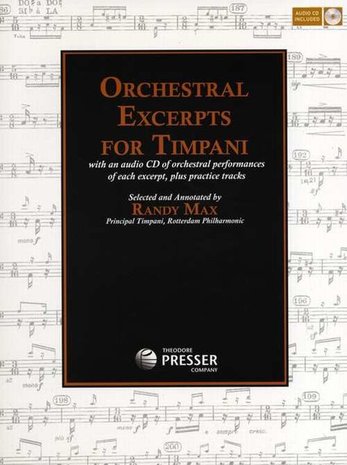 Randy Max: Orchestral Excerpts For Timpani (Book/CD)