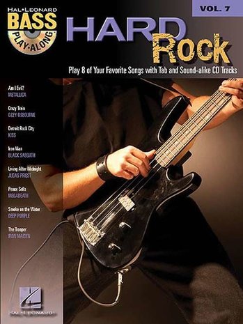 Bass Play-Along Volume 7: Hard Rock (Book/CD)