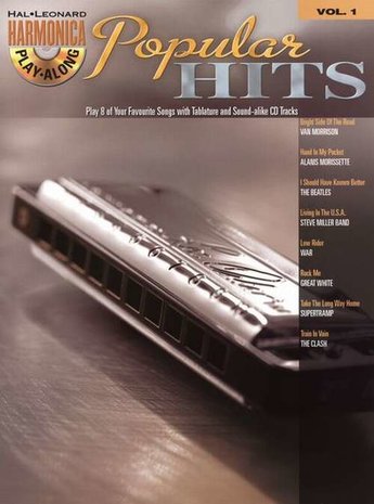 Hal Leonard Harmonica Playalong Volume 1: Popular Hits (Book/CD)