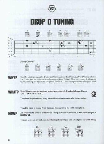 Fretboard Roadmaps: Alternate Guitar Tunings (Book/CD)