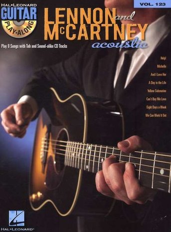 Guitar Play-Along Volume 123: Lennon & McCartney Acoustic (Book/CD)