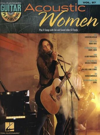 Guitar Play-Along Volume 87 - Acoustic Women (Book/CD)