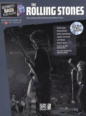 Ultimate Bass Play-Along: The Rolling Stones (Book/2 CD)