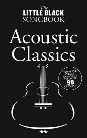 The Little Black Songbook: Acoustic Classics (Akkoorden Boek) (19x12cm)