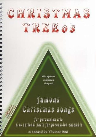 Christmas Treeos: Famous Christmas Songs - Percussion Trio (Vib./Mar./Timp.) (Partituur + Partijen)