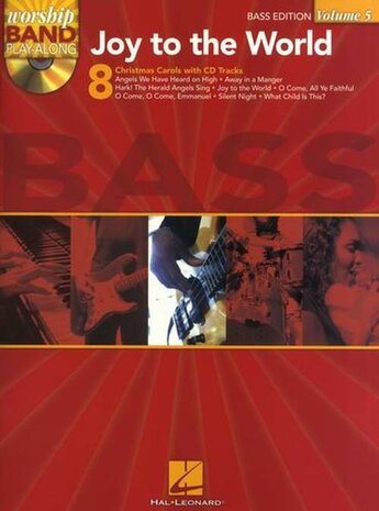 Worship Band Playalong Volume 5: Joy To The World - Bass Guitar Edition (Book/CD)