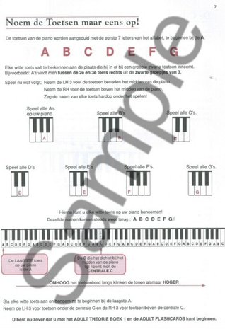 Alfred's Piano Methode Voor Volwassen Beginners 1 (Boek/CD)