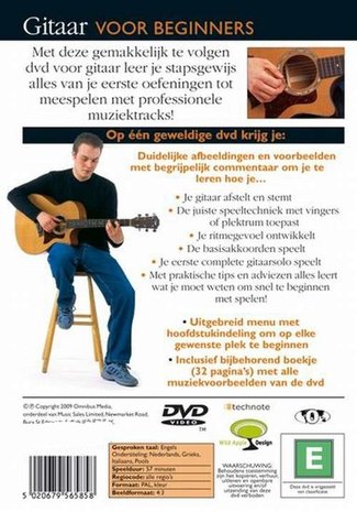 Gitaar Voor Beginners (Boek/CD/DVD/Boekje)