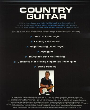 Alan Warner: Country Guitar (Book/CD)