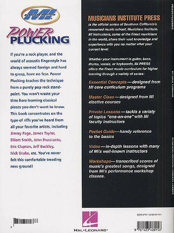 Musicians Institute: Power Plucking - A Rockers Guide to Acoustic Fingerstyle Guitar (Book/CD)