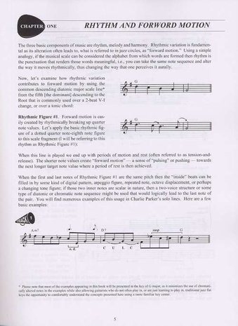 Bebop Guitar - Basic Theory And Practice For Jazz Guitar In The Style Of Charlie Parker (Book/CD)