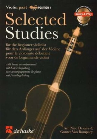 Selected Studies 1 - Voor de beginnende violist (Boek/CD)