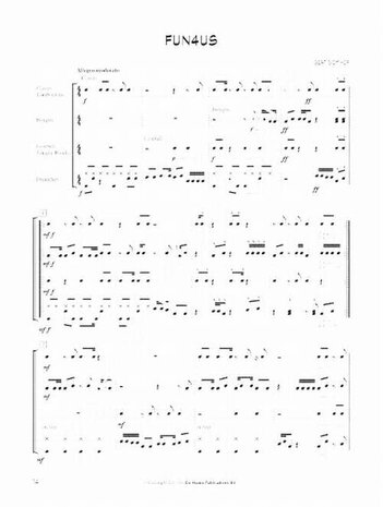 More Quartopus - Percussion Series, Gert Bomhof (Partituur + Partijen)