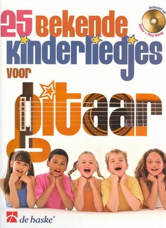25 Bekende Kinderliedjes Voor Gitaar (Boek/CD)