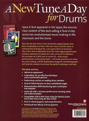A New Tune A Day For Drums - Book One (Book/CD/DVD)