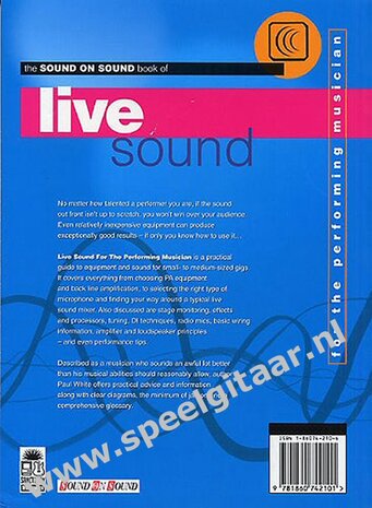 Live Sound For The Performing Musician (Book)