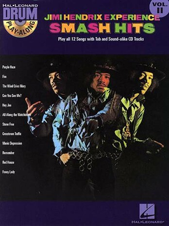 Drum Play-Along Volume 11: Jimi Hendrix - Smash Hits (Book/CD)