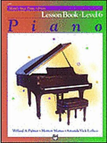 Alfred's Basic Piano Library, Lesson Book Level 6 (Book)