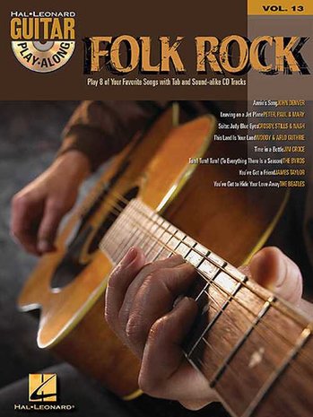 Guitar Play-Along Volume 13 - Folk Rock (Book/CD)