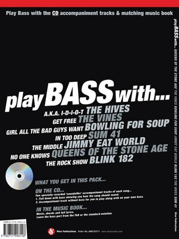 Play Bass With... Queens Of The Stone Age, The Vines, Bowling For Soup, Jimmy Eat World (Book/CD)