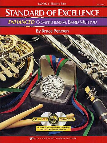 Standard Of Excellence: Enhanced Comprehensive Band Method Book 1 (Electric Bass) (Book/2 CD)