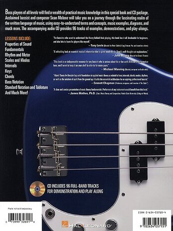 Hal Leonard Bass Method: Music Theory (Book/CD)