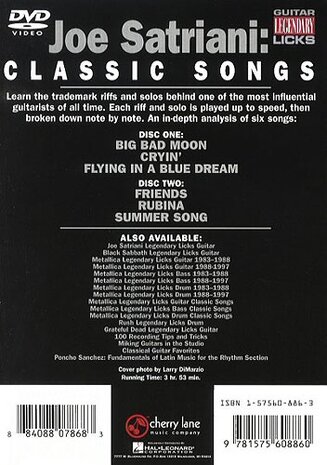 Joe Satriani: Classic Songs (2 DVD)