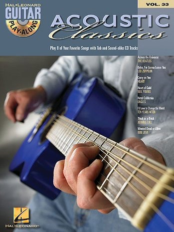 Guitar Play-Along Volume 33 - Acoustic Classics (Book/CD)